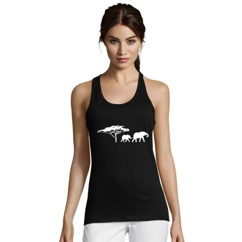 Elefanten in der Savanne Frauen T-Shirt