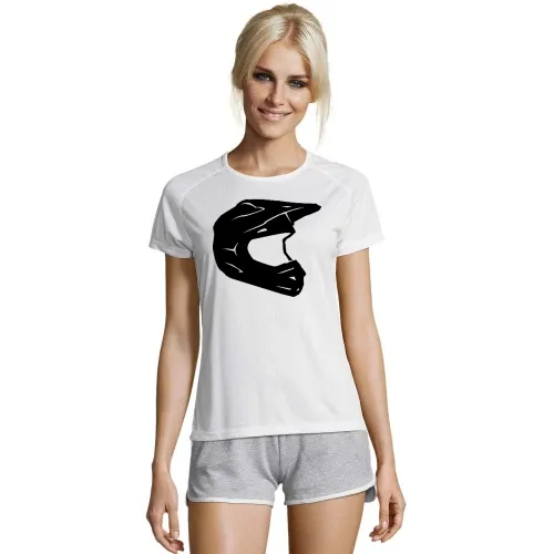Endurohelm Frauen T-Shirt