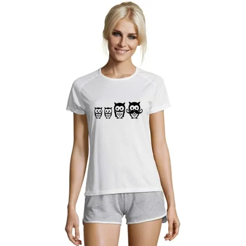 Eulen Familie Frauen T-Shirt