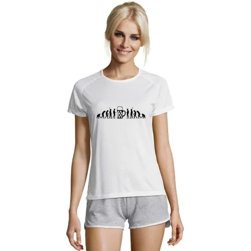 Evolution Bier Frauen T-Shirt