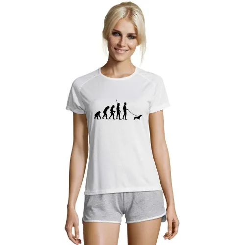 Evolution Dackel Frauen T-Shirt