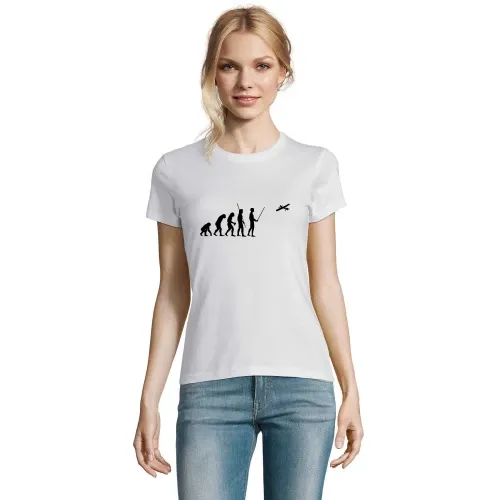 Evolution Modellflugzeug Frauen T-Shirt