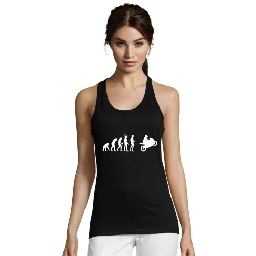 Evolution Motorrad 2.0 Frauen T-Shirt