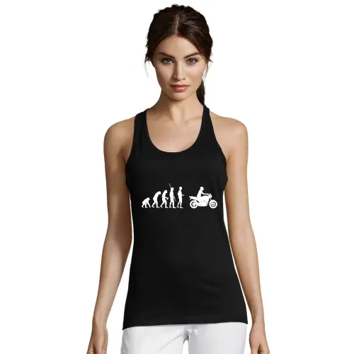 Evolution Motorrad Naked Bike Frauen T-Shirt
