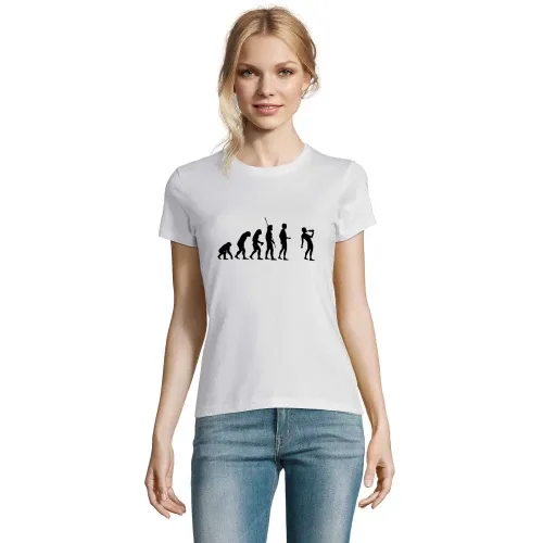Evolution Saufen 4.0 Frauen T-Shirt