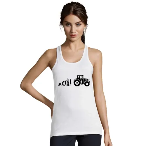 Evolution Traktor Frauen T-Shirt