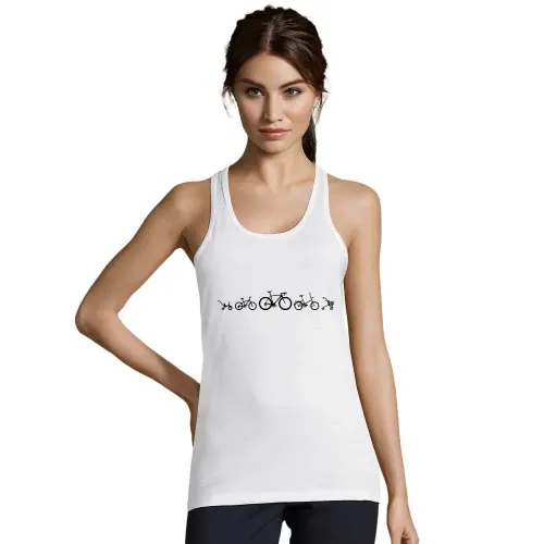 Fahrrad Evolution Rennrad Frauen T-Shirt