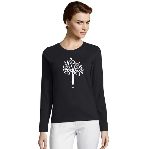 Flaschenbaum aus Sektglas Frauen T-Shirt