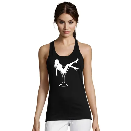Frau im Glas Frauen T-Shirt