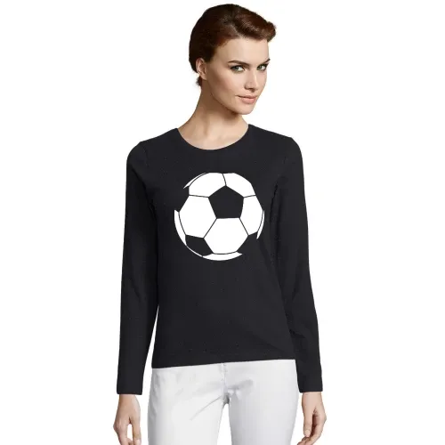 Fußballumriss Frauen T-Shirt
