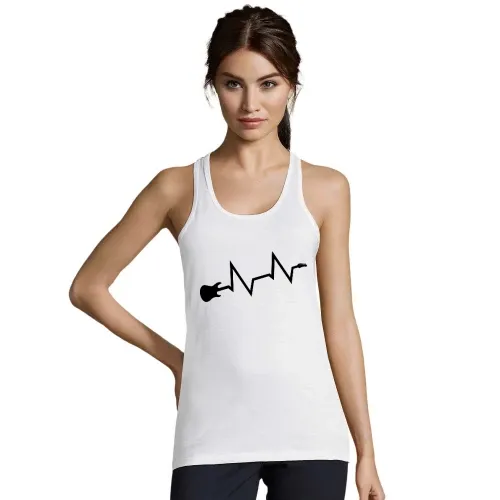 Gitarren Herzschlag Frauen T-Shirt