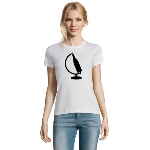 Globus Flasche T-Shirt
