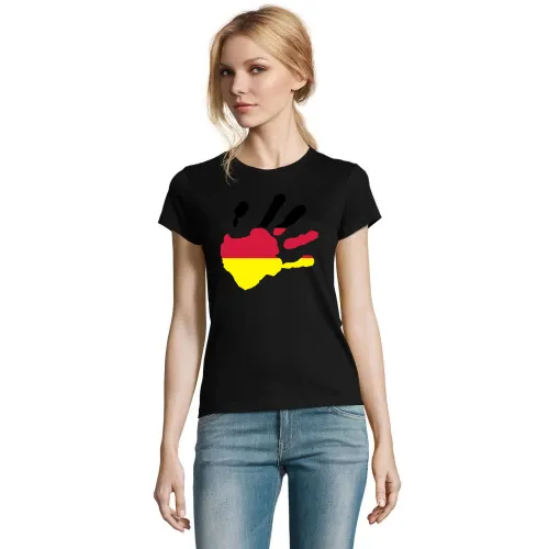 Handabdruck in deinen Wunschfarbe T-Shirt