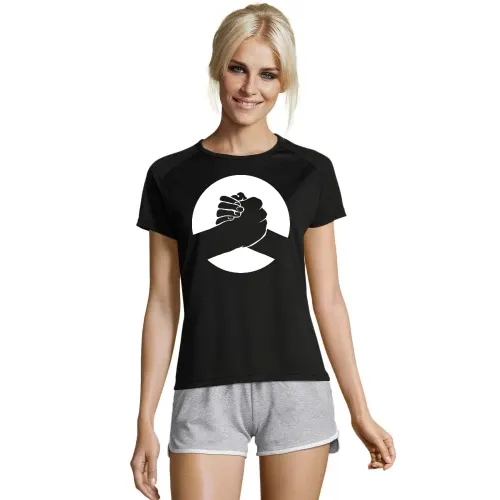 Handschlag Frauen T-Shirt