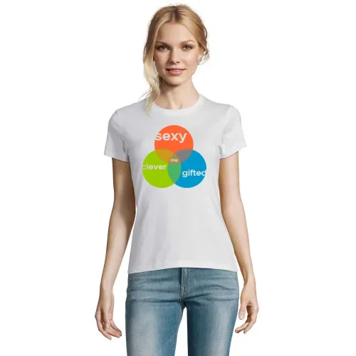 I am sexy, clever and gifted T-Shirt Frauen Imperial