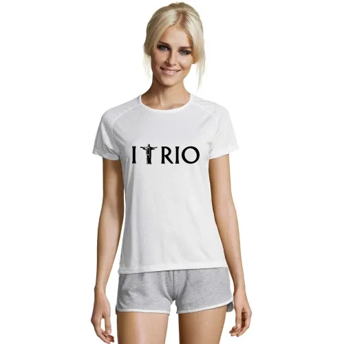 Ich liebe Rio de Janeiro T-Shirt Frauen Sporty