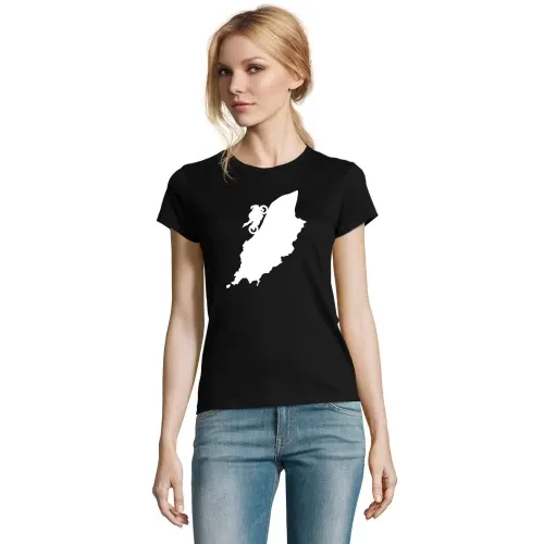 Isle of Man T-Shirt Frauen Imperial