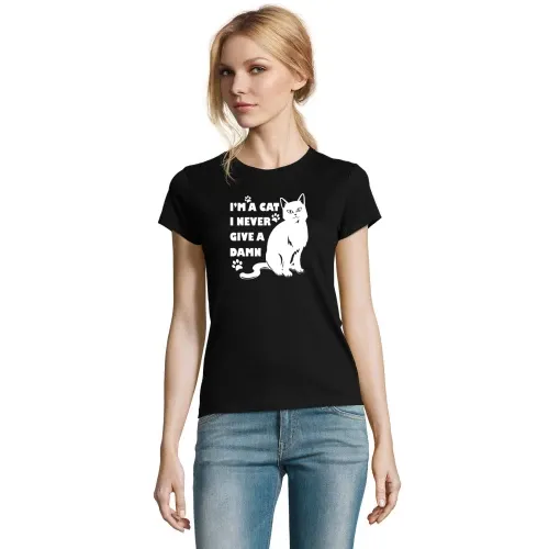 Katzen Humor T-Shirt Frauen Imperial