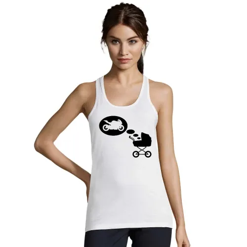 Kinderwagentraum Motorrad Frauen T-Shirt