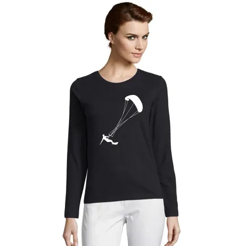 Kiten Kitesurfen Frauen T-Shirt