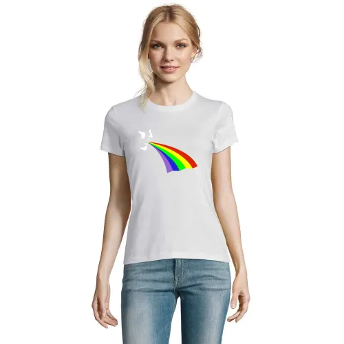 Kotzen Regenbogen T-Shirt