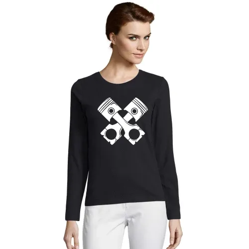 kreuzende Motorkolben Frauen T-Shirt
