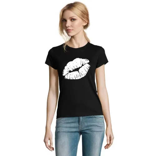 Kußmundabdruck Frauen T-Shirt