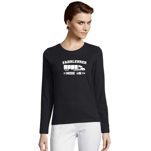 LKW Fahrlehrer Mode On - Truck Lehrer Fahrschule Frauen T-Shirt