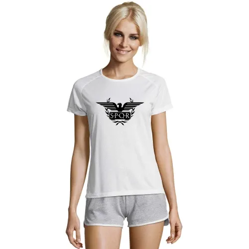 Lorbeerkranz Aquila Adler SPQR Rom Frauen T-Shirt