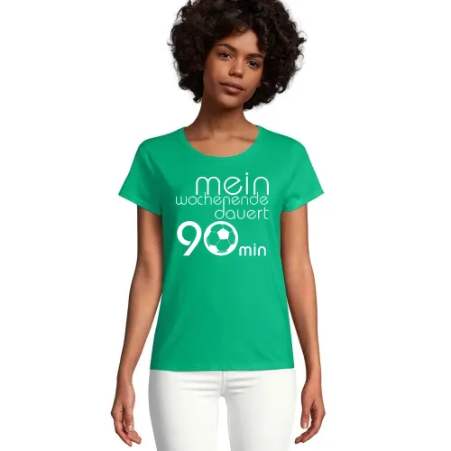 mein Wochenende dauert 90min Frauen T-Shirt