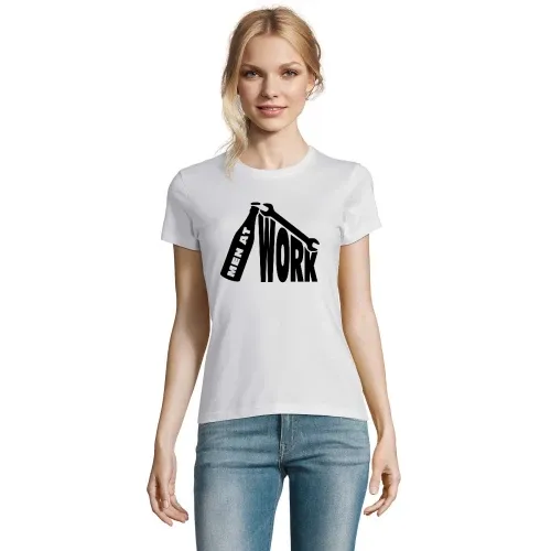 Men at work Frauen T-Shirt