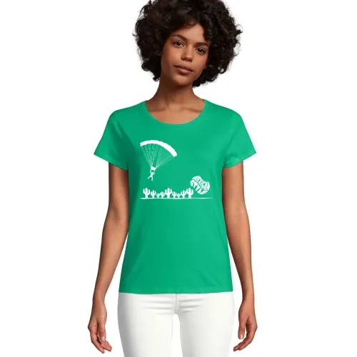 Mexikanischer Fallschirmspringer Frauen T-Shirt