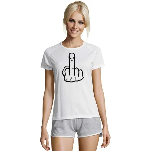 Mittelfinger Frauen T-Shirt
