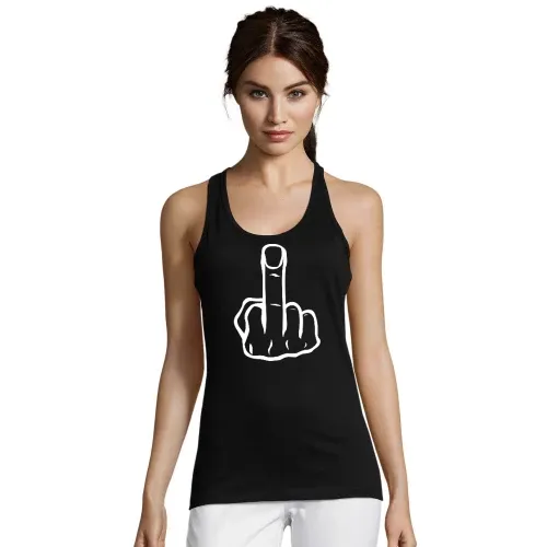 Mittelfinger Frauen T-Shirt