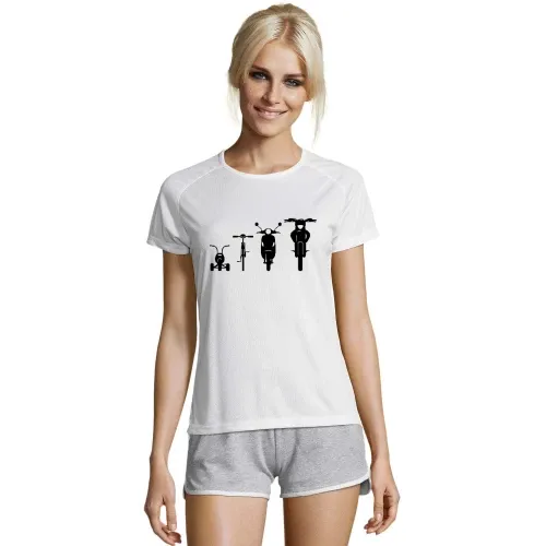 Motorrad Enduro Evolution Front 2.0 Frauen T-Shirt
