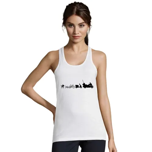 Motorrad Evolution Goldwing Frauen T-Shirt