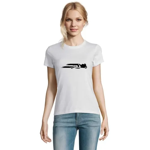 Motorrad Evolution schweif T-Shirt