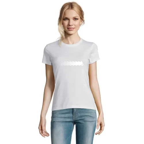 Motorrad schwarz weiß verlauf T-Shirt