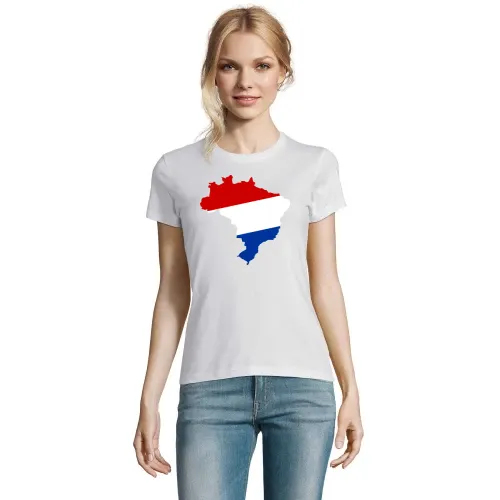 Niederlande Holland Brasilien Umriss T-Shirt