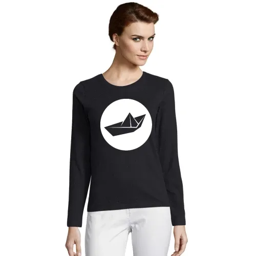Papierschiff Origami Frauen T-Shirt