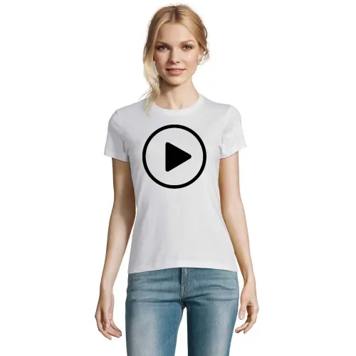 Playbutton Frauen T-Shirt