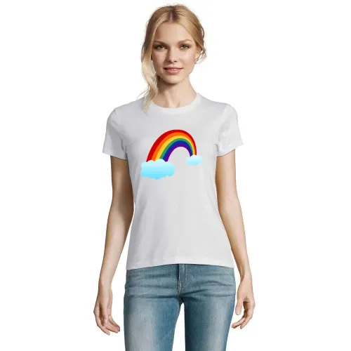 Regenbogenwolken T-Shirt