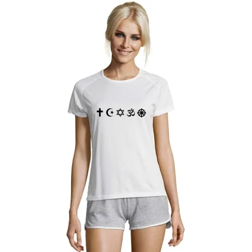 Religionen Symbole Frauen T-Shirt