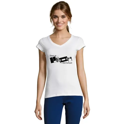 Save as ... Old School Frauen T-Shirt