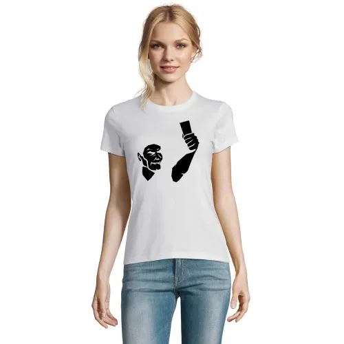 Schiedsrichter zeigt Karte Frauen T-Shirt