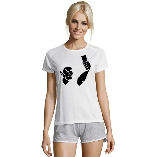Schiedsrichter zeigt Karte T-Shirt Frauen Sporty