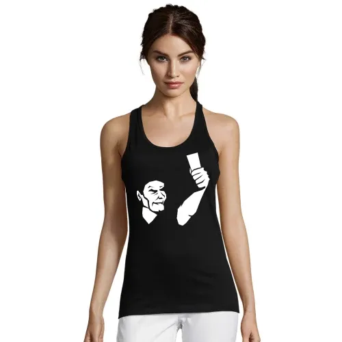 Schiedsrichter zeigt Karte Frauen T-Shirt