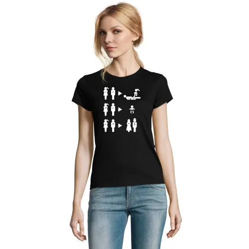 Schlaue Frau Schlauer Mann T-Shirt