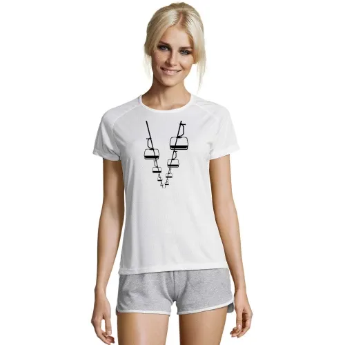 Sessellift Frauen T-Shirt