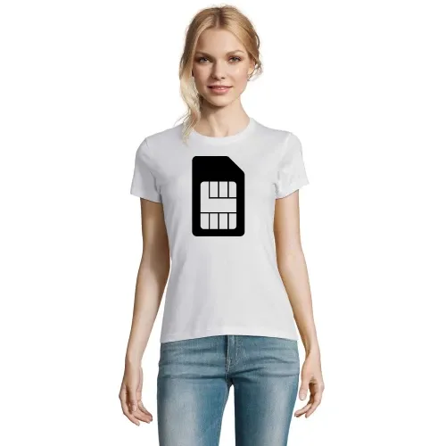 Simkarte T-Shirt Frauen Imperial